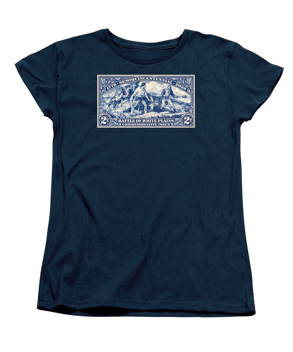 White Plains 2c blue - Women's T-Shirt (Standard Fit)