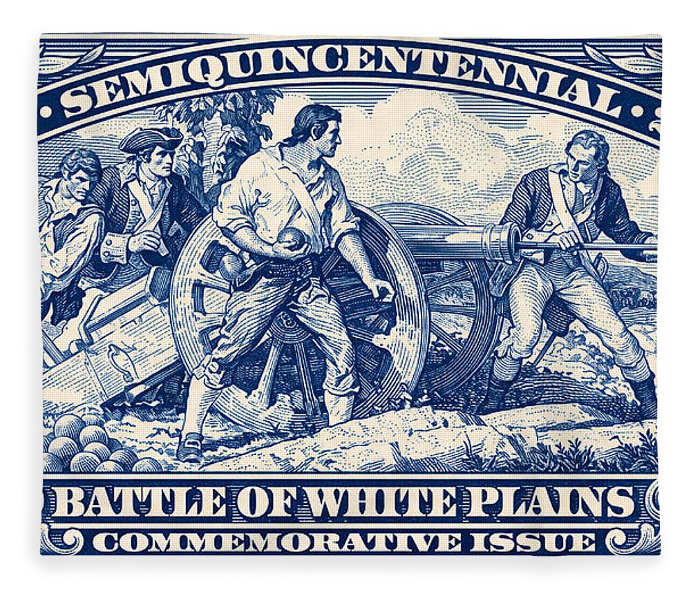 White Plains 2c blue - Blanket
