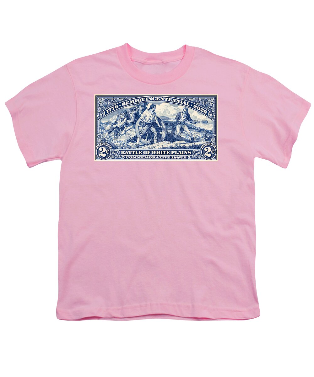 White Plains 2c blue - Youth T-Shirt