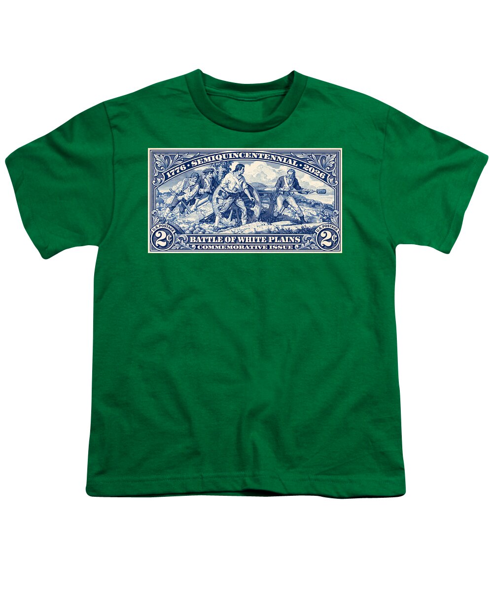 White Plains 2c blue - Youth T-Shirt