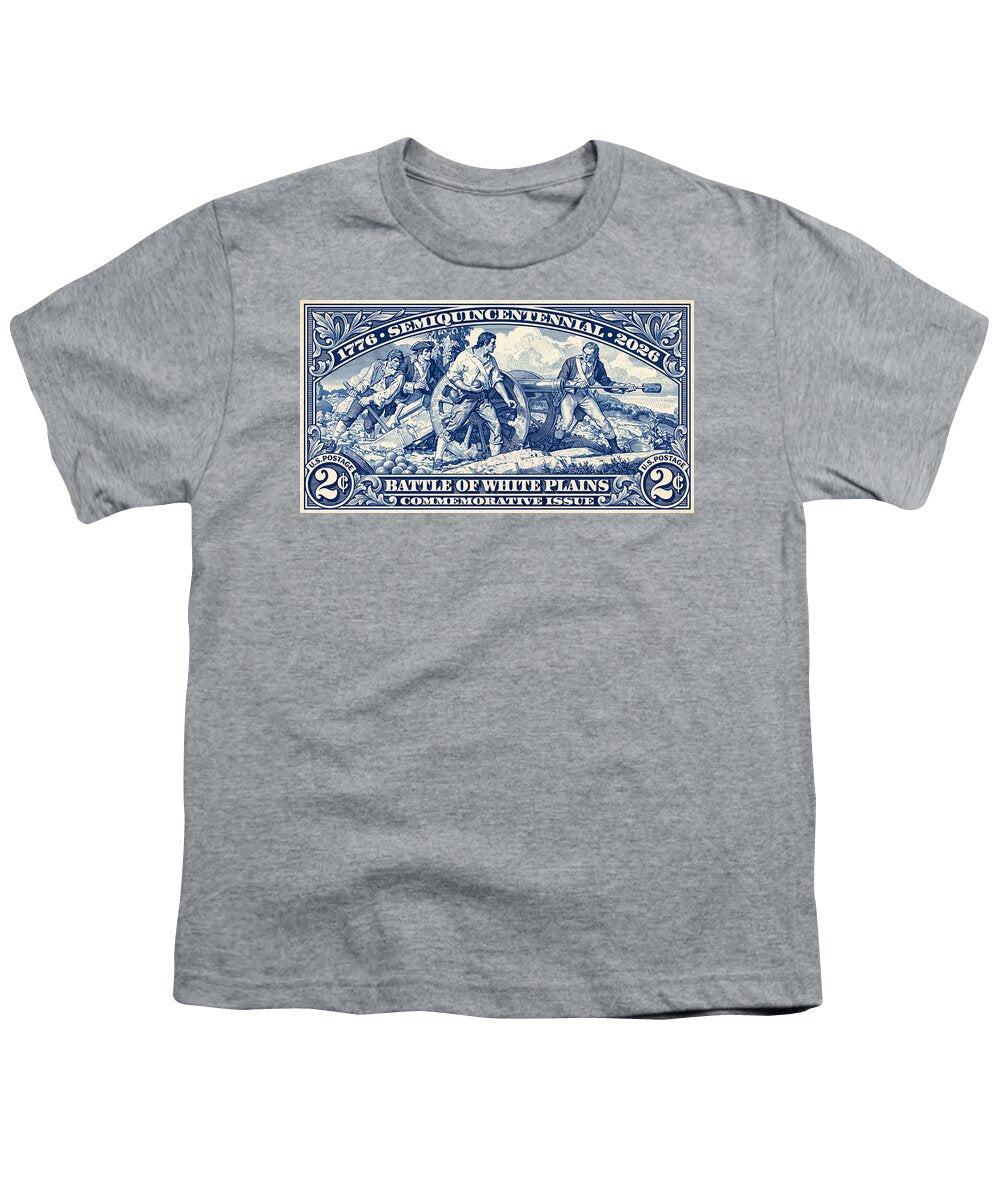 White Plains 2c blue - Youth T-Shirt