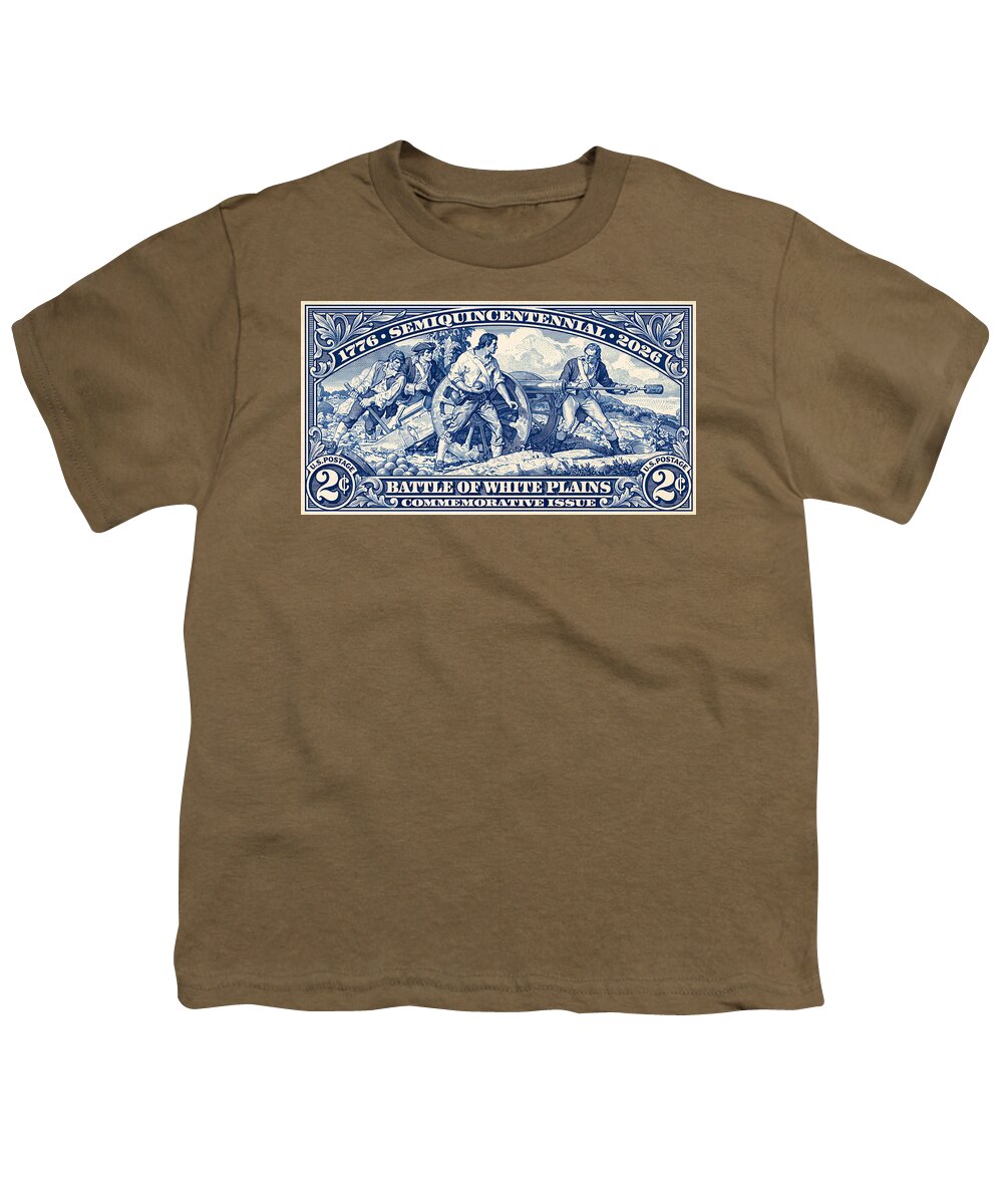 White Plains 2c blue - Youth T-Shirt