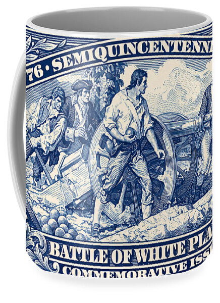White Plains 2c blue - Mug