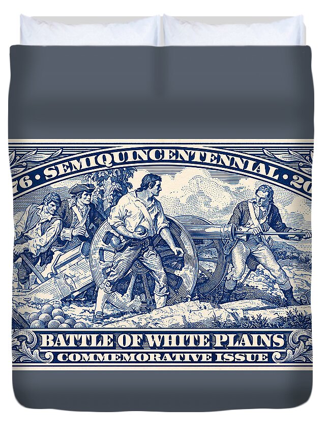 White Plains 2c blue - Duvet Cover