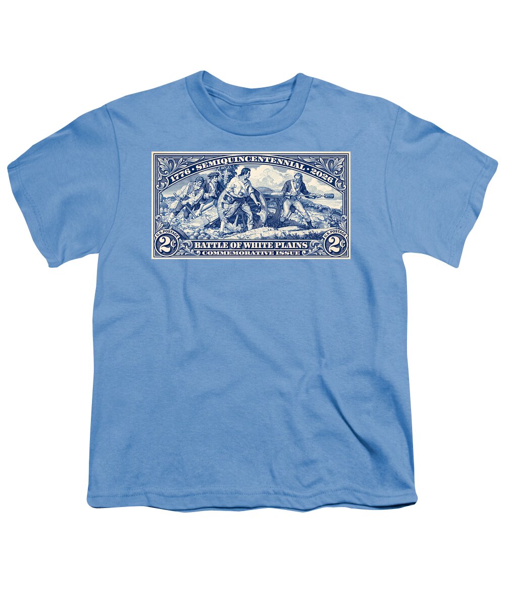 White Plains 2c blue - Youth T-Shirt