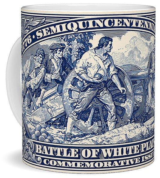 White Plains 2c blue - Mug