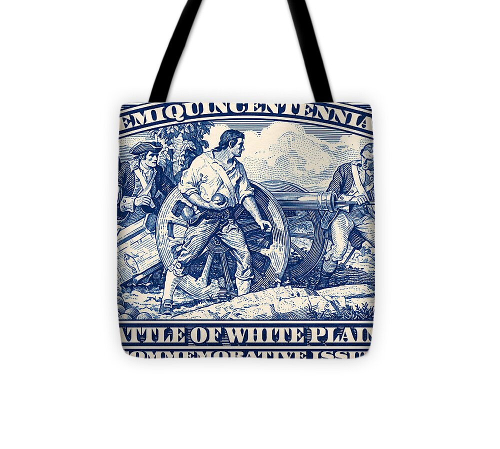 White Plains 2c blue - Tote Bag