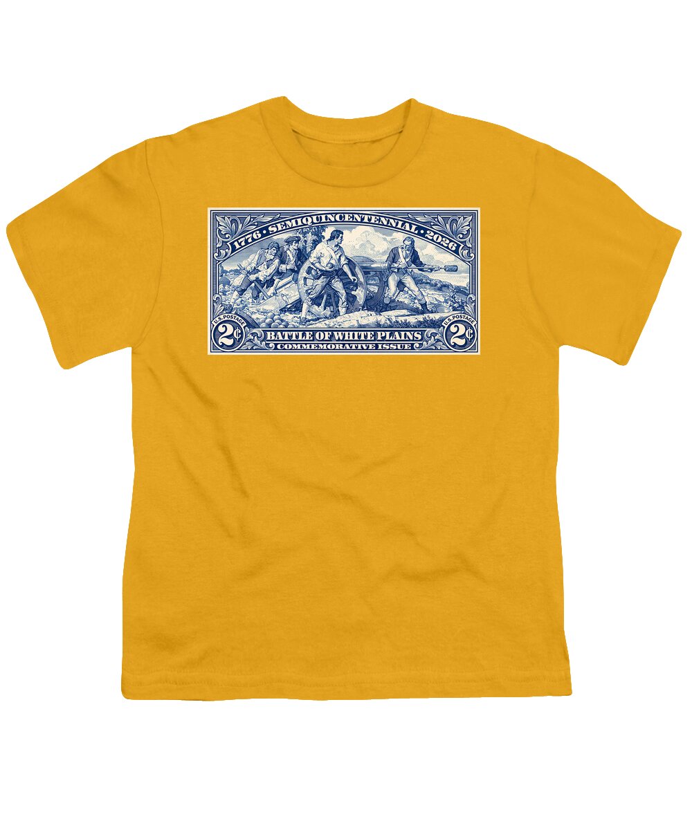 White Plains 2c blue - Youth T-Shirt