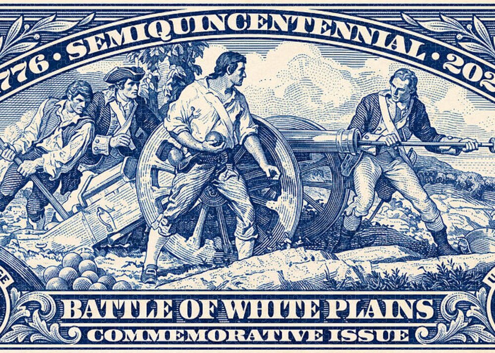 White Plains 2c blue - Puzzle