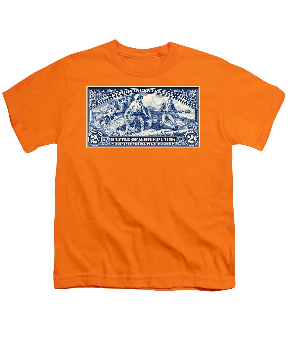 White Plains 2c blue - Youth T-Shirt