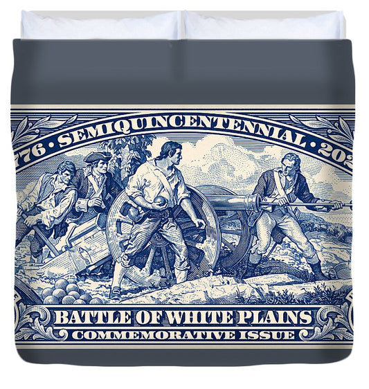 White Plains 2c blue - Duvet Cover