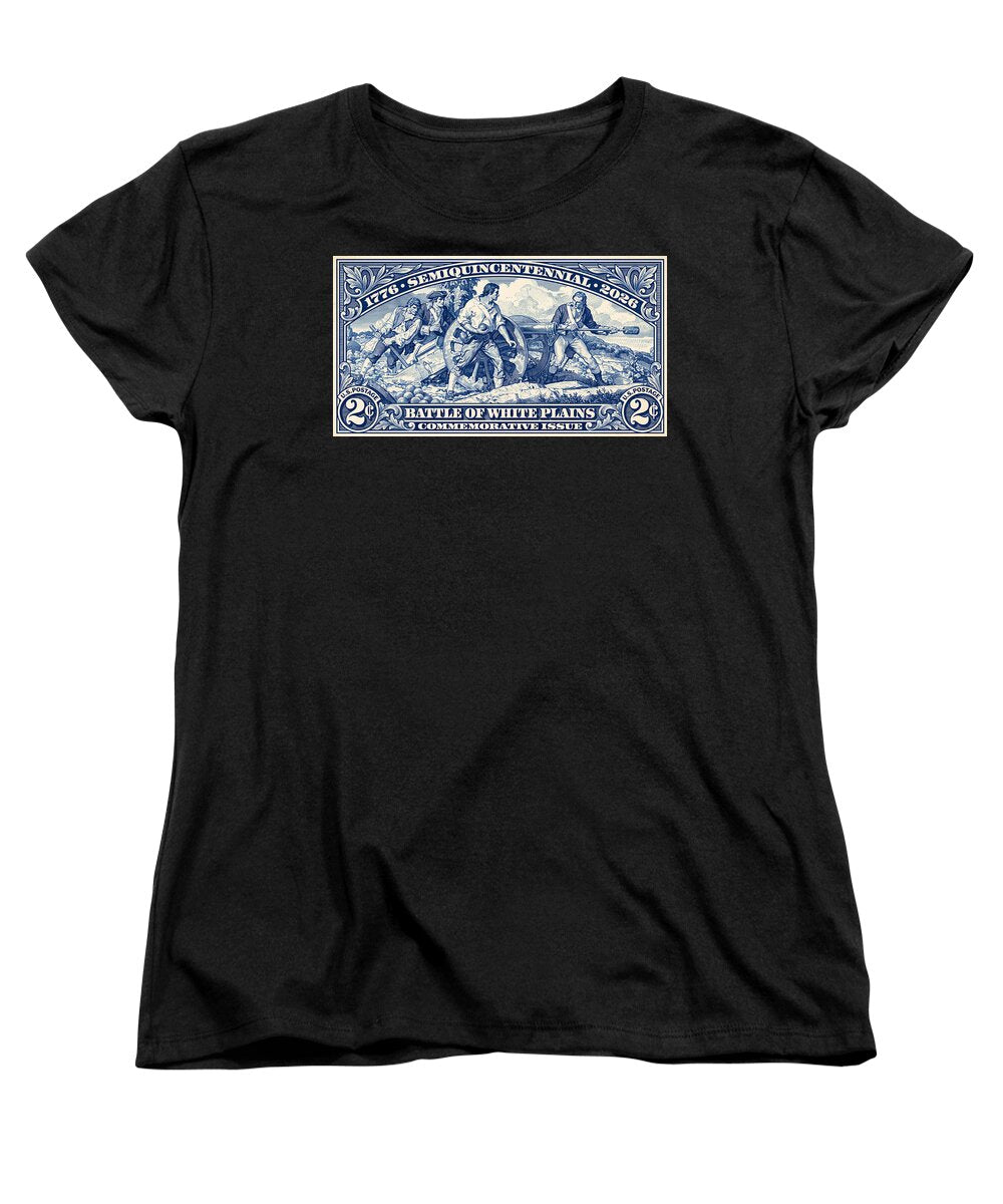 White Plains 2c blue - Women's T-Shirt (Standard Fit)
