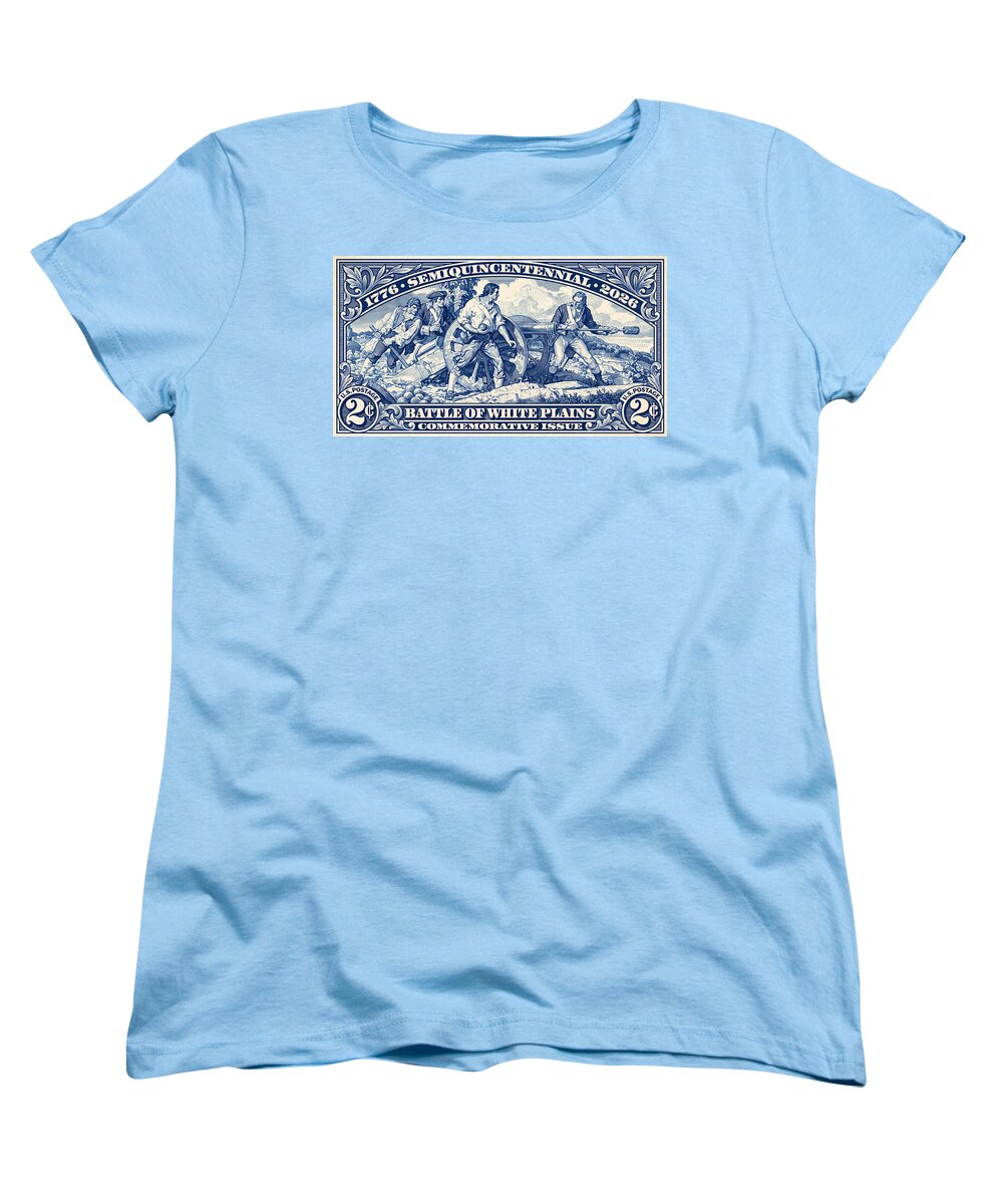 White Plains 2c blue - Women's T-Shirt (Standard Fit)