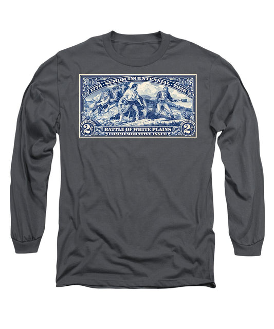 White Plains 2c blue - Long Sleeve T-Shirt