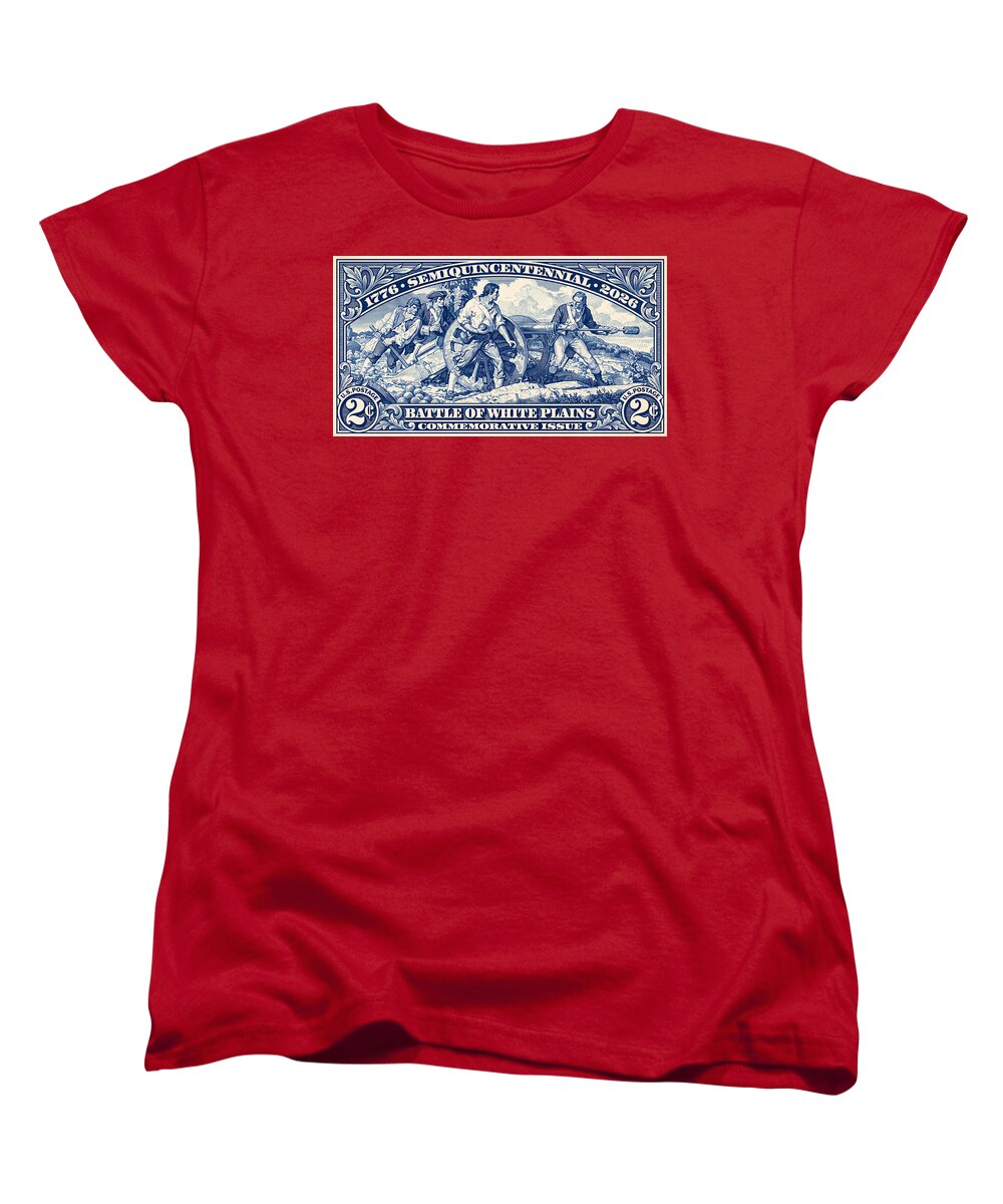White Plains 2c blue - Women's T-Shirt (Standard Fit)