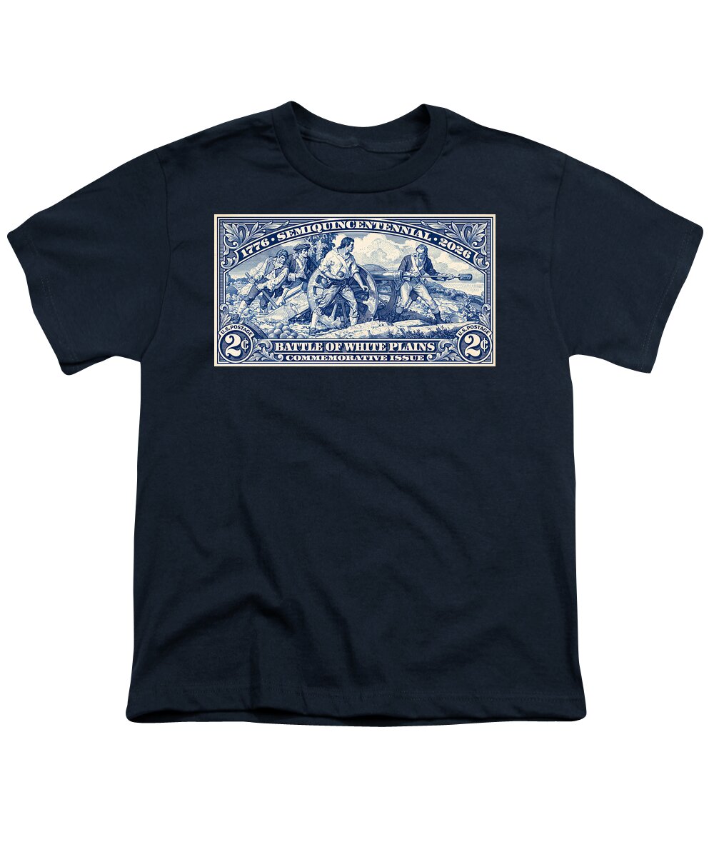 White Plains 2c blue - Youth T-Shirt