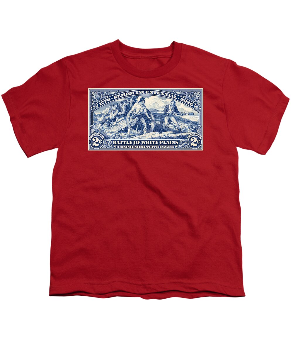 White Plains 2c blue - Youth T-Shirt