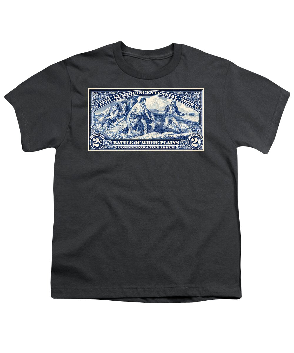 White Plains 2c blue - Youth T-Shirt