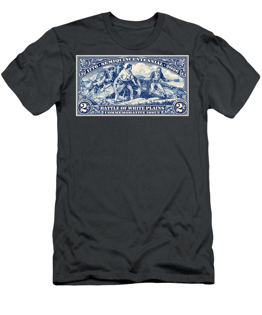 White Plains 2c blue - T-Shirt