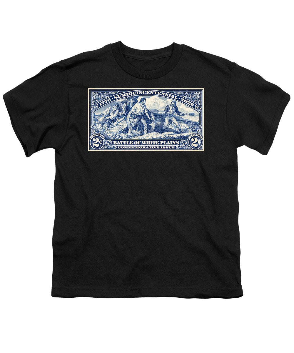 White Plains 2c blue - Youth T-Shirt