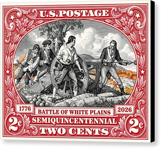 White Plains 2c - Canvas Print
