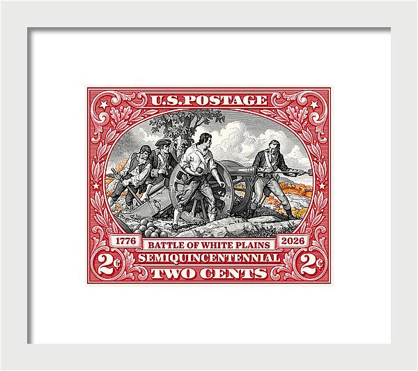 White Plains 2c - Framed Print