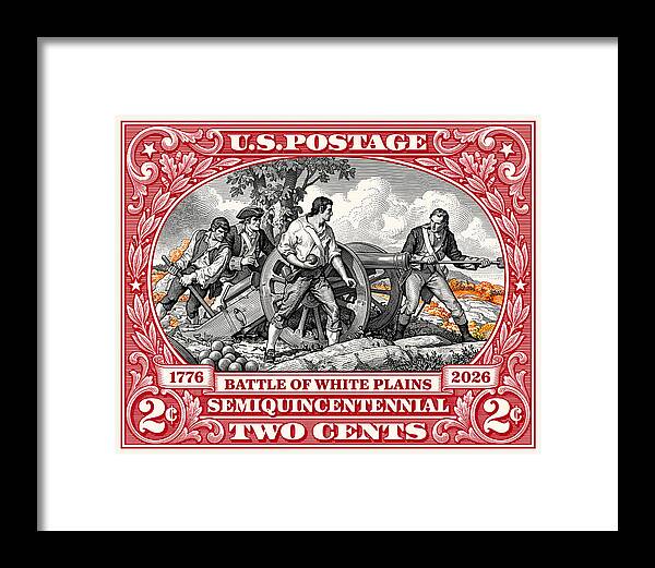 White Plains 2c - Framed Print