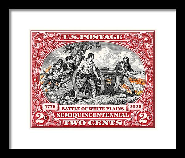 White Plains 2c - Framed Print