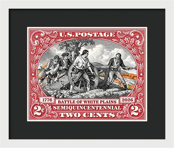 White Plains 2c - Framed Print