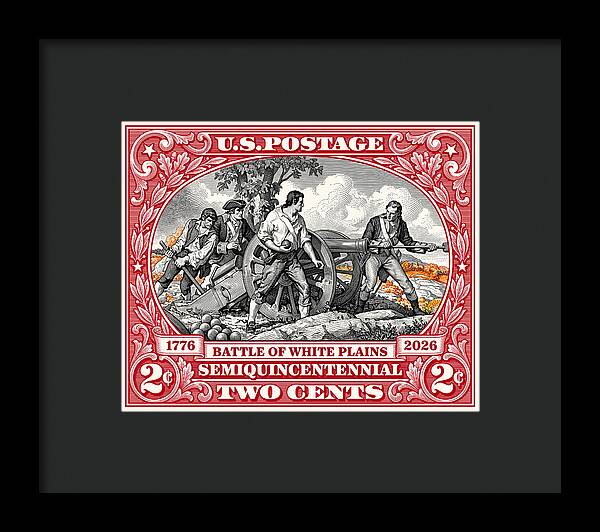 White Plains 2c - Framed Print