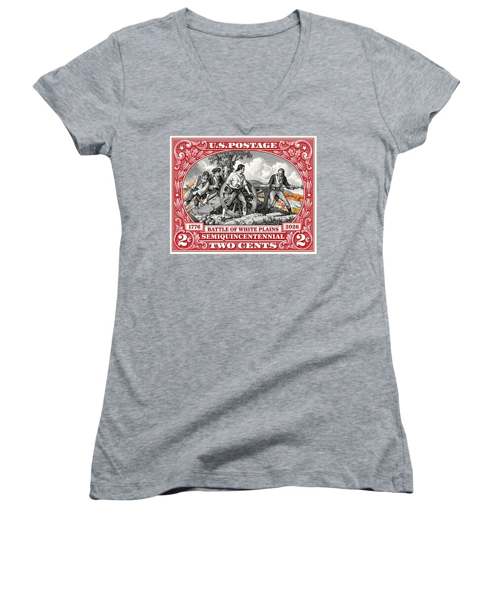 White Plains 2c - Women's V-Neck