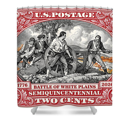 White Plains 2c - Shower Curtain