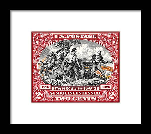White Plains 2c - Framed Print