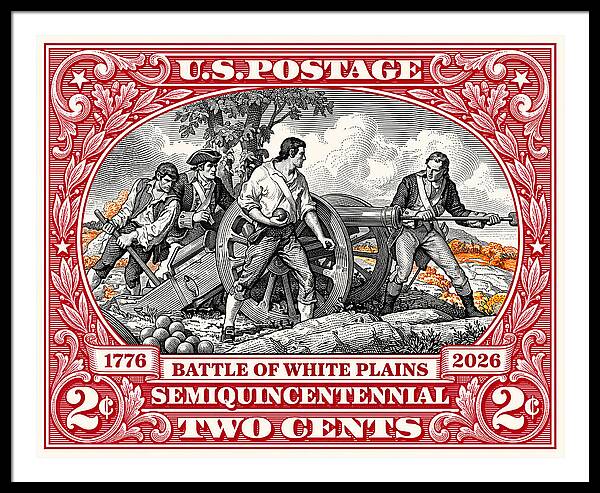 White Plains 2c - Framed Print