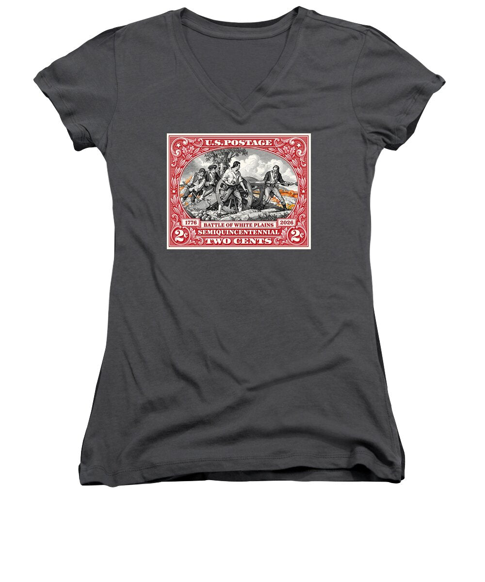 White Plains 2c - Women's V-Neck