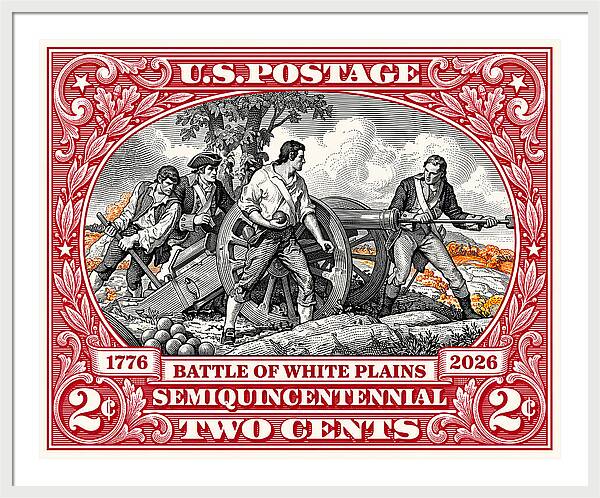 White Plains 2c - Framed Print