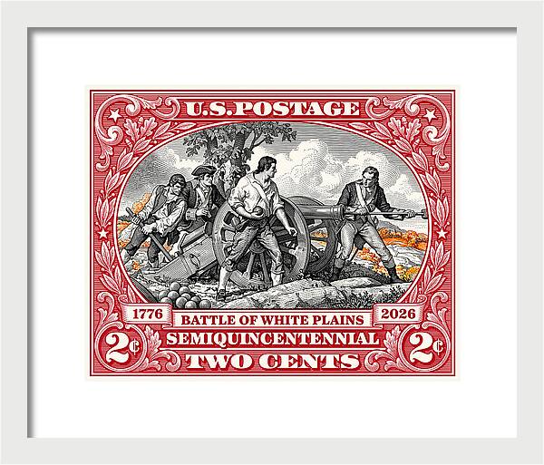 White Plains 2c - Framed Print