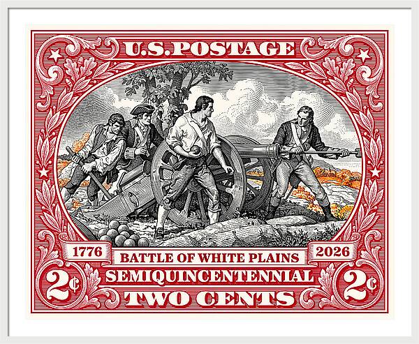 White Plains 2c - Framed Print