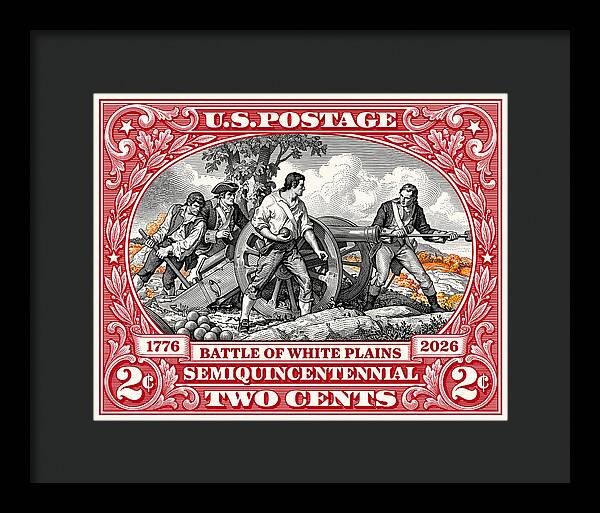 White Plains 2c - Framed Print