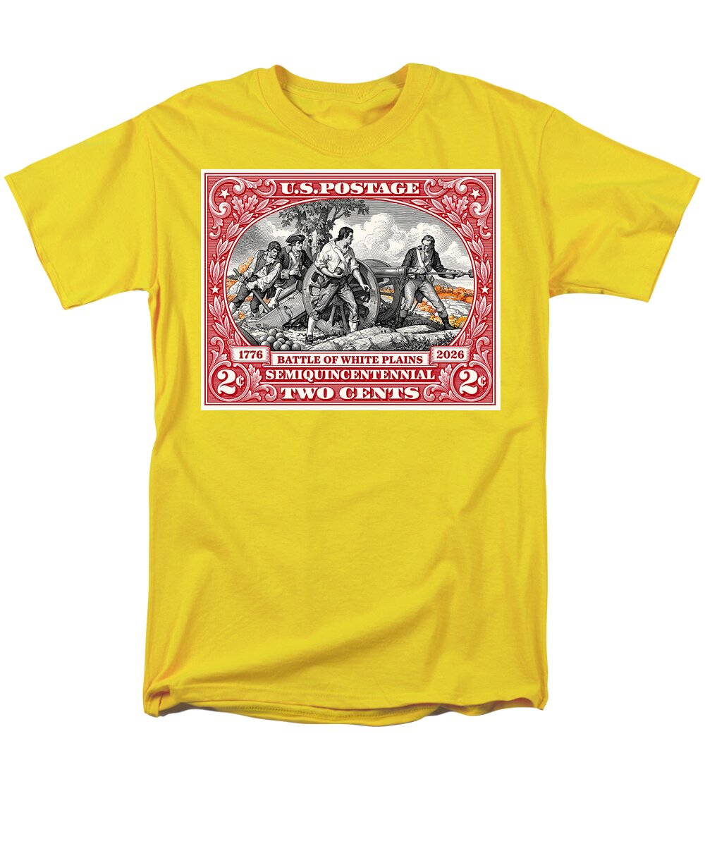 White Plains 2c - Men's T-Shirt  (Regular Fit)