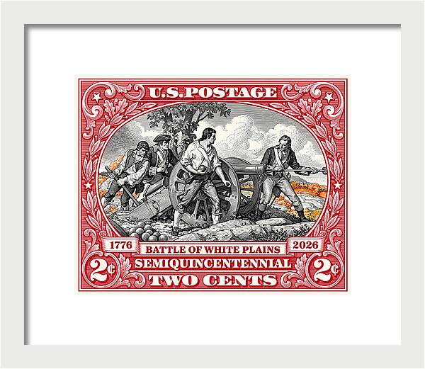 White Plains 2c - Framed Print