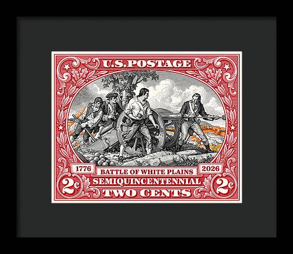 White Plains 2c - Framed Print