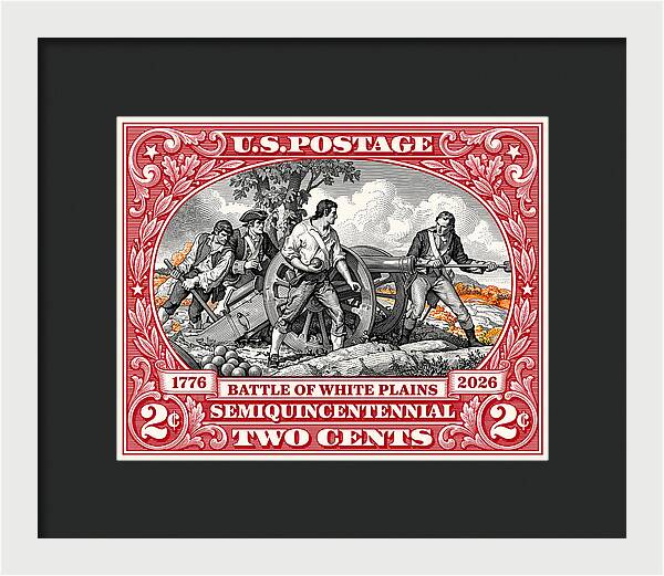 White Plains 2c - Framed Print