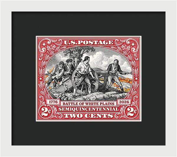 White Plains 2c - Framed Print