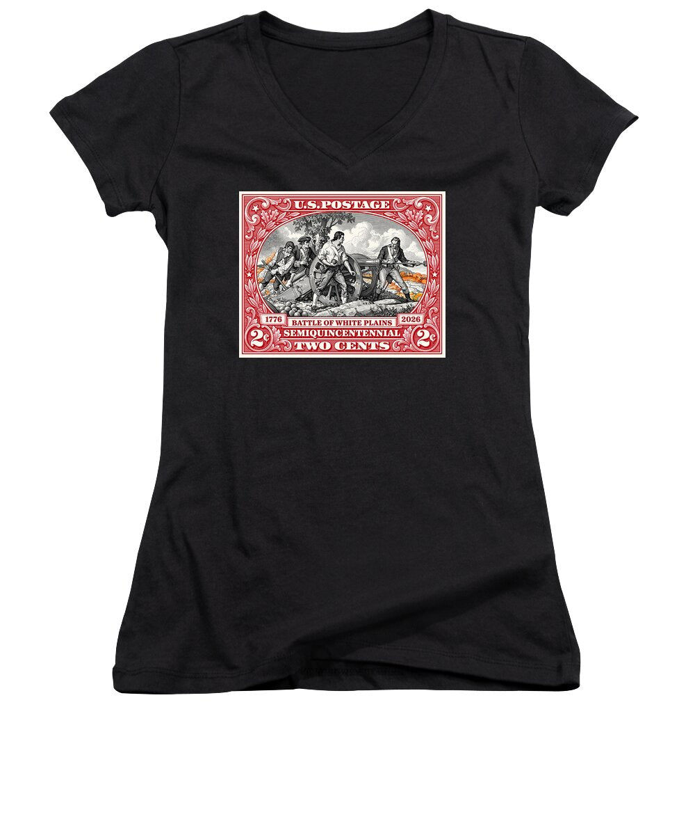 White Plains 2c - Women's V-Neck