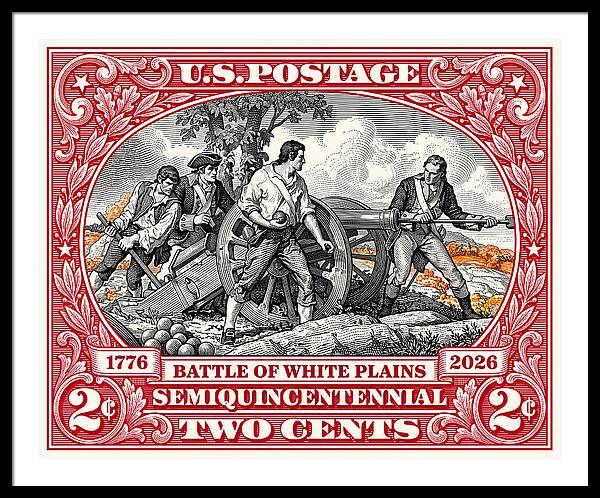White Plains 2c - Framed Print