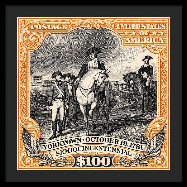 Yorktown $100 - Framed Print