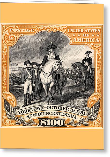 Yorktown $100 - Greeting Card