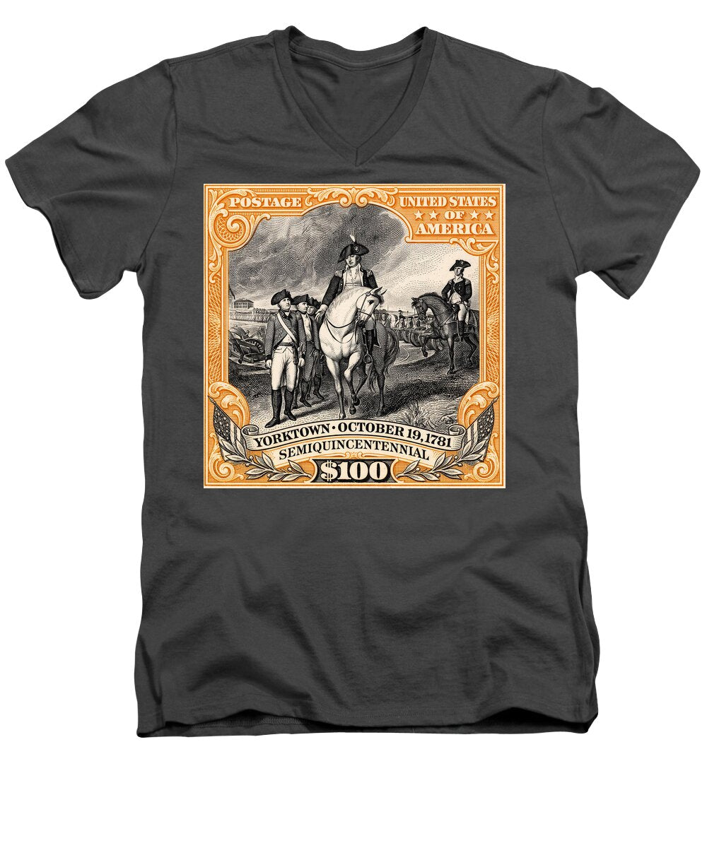 Yorktown $100 - Men's V-Neck T-Shirt