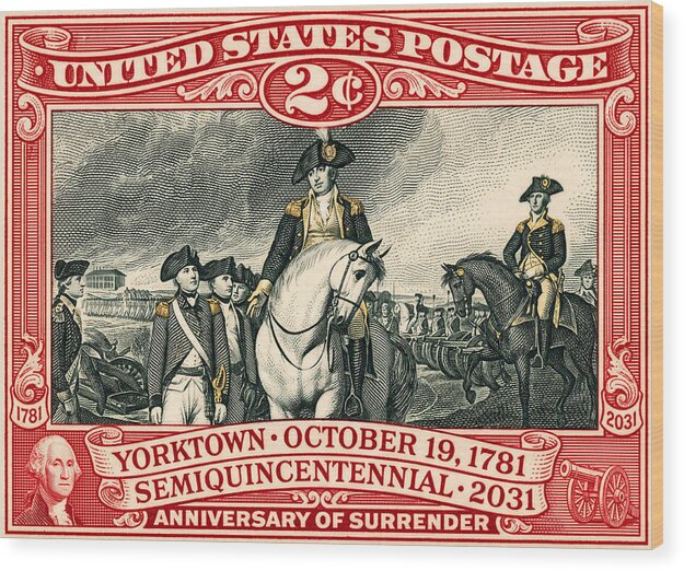 Yorktown 2c - Wood Print
